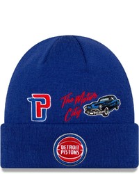 New Era Blue Detroit Pistons City Transit Cuffed Knit Hat At Nordstrom