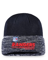 FANATICS Branded Navy New York Rangers Authentic Pro Locker Room Official Graphic Cuffed Knit Hat At Nordstrom