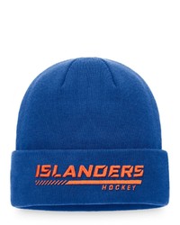 FANATICS Branded Royal New York Islanders Authentic Pro Locker Room Cuffed Knit Hat At Nordstrom