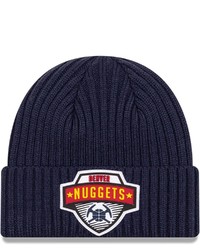 New Era Navy Denver Nuggets 2020 Tip Off Cuffed Knit Hat At Nordstrom