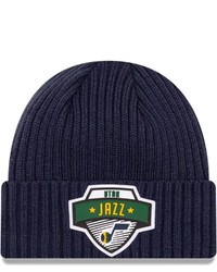 New Era Navy Utah Jazz 2020 Tip Off Cuffed Knit Hat At Nordstrom