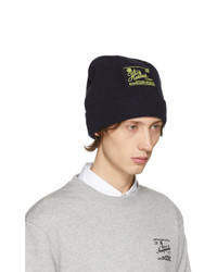 Raf Simons Navy Wool And Cashmere Heroes Beanie