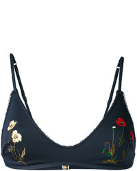 Stella McCartney Botanical Floral Embroidered Bikini Top