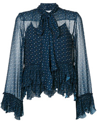 See by Chloe See By Chlo Embroidered Frill Blouse