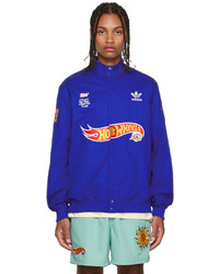 adidas Originals Blue Sean Wotherspoon Hot Wheels Edition Race Jacket