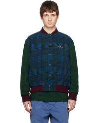 Lacoste Navy Green Embroidered Jacket