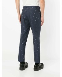 Education From Youngmachines Stars Embroidered Trousers