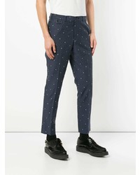 Education From Youngmachines Stars Embroidered Trousers