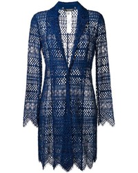 Twin-Set Embroidered Long Blazer