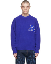 Axel Arigato Blue Wool Sweater