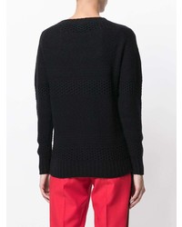 Jo No Fui Embroidery Knit Sweater