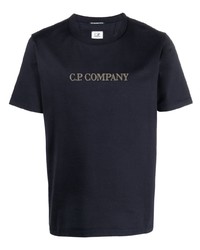 C.P. Company Embroidered Logo Cotton T Shirt