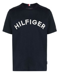 Tommy Hilfiger Embroidered Logo Cotton T Shirt