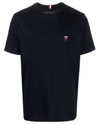 Tommy Hilfiger Embroidered Logo Cotton T Shirt