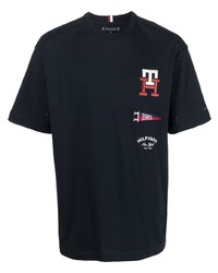 Tommy Hilfiger Embroidered Logo Detail T Shirt