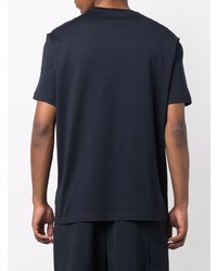 Versace Embroidered Logo Short Sleeve T Shirt