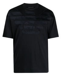 Emporio Armani Embroidered Logo Short Sleeve T Shirt