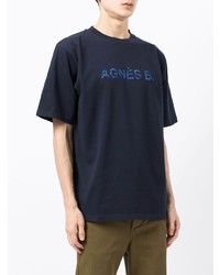 agnès b. Embroidered Logo T Shirt