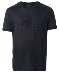 Giorgio Armani Embroidered T Shirt