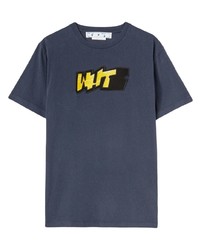 Off-White Graffiti Logo Patch T Shirt