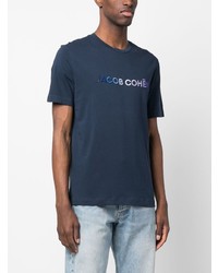 Jacob Cohen Jacob Cohn Ombr Effect Embroidered Logo T Shirt