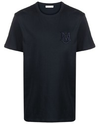 Moncler Logo Embroidered Short Sleeve T Shirt