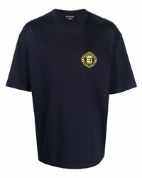 Balenciaga Logo Embroidered Short Sleeve T Shirt