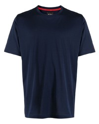 Kiton Logo Embroidered Short Sleeve T Shirt