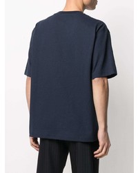 Acne Studios Logo Embroidered T Shirt