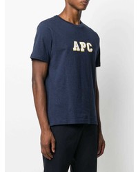 A.P.C. Logo Organic Cotton T Shirt