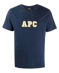 A.P.C. Logo Organic Cotton T Shirt
