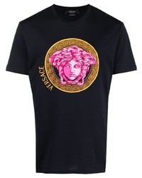 Versace Medusa Amplified Embroidered T Shirt