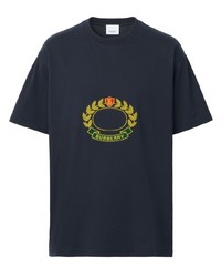 Burberry Oak Leaf Embroidery T Shirt