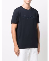 Tommy Hilfiger Signature Logo Organic Cotton T Shirt