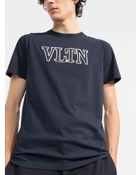 Valentino Vltn Logo Embroidered T Shirt