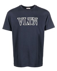 Valentino Vltn Logo Embroidered T Shirt