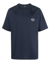 A.P.C. Willy Embroidered Logo T Shirt