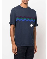 Missoni Zigzag Logo Embroidered T Shirt