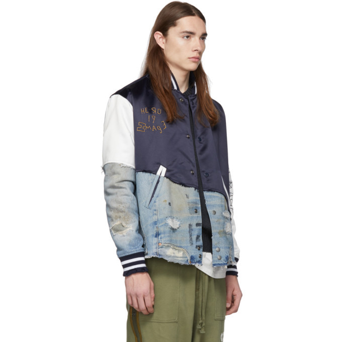 greg lauren varsity jacket