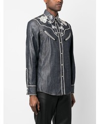 DSQUARED2 Embroidered Western Style Shirt
