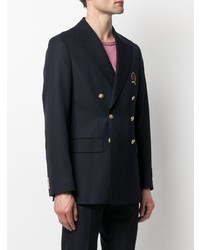 Tommy Hilfiger Double Breasted Embroidered Blazer