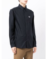 Fred Perry Embroidered Logo Button Down Shirt