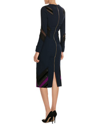 Roland Mouret Dress With Sheer Inserts