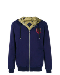 Billionaire Chest Patch Zipped Hoodie