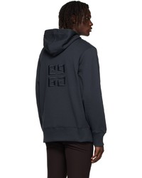 Givenchy Navy 4g Embroidered Hoodie