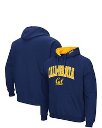 Colosseum Navy Cal Bears Arch Logo 30 Pullover Hoodie