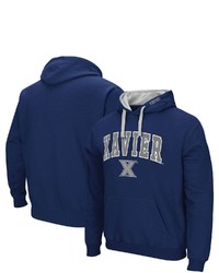 Colosseum Navy Xavier Musketeers Arch Logo 20 Pullover Hoodie At Nordstrom