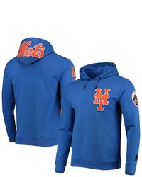 PRO STANDARD Royal New York Mets Team Logo Pullover Hoodie