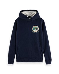 Scotch & Soda Twisted Embroidered Hoodie