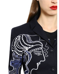 Mary Katrantzou Thera Embroidered Cotton Drill Jacket